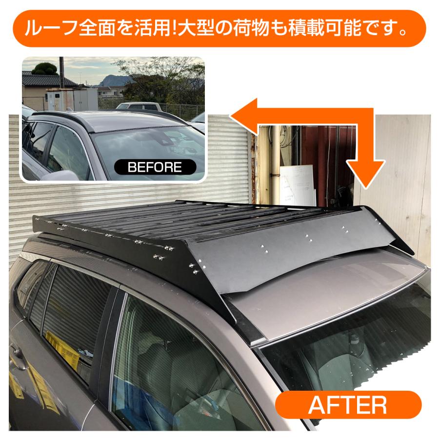 カローラクロス ルーフキャリア ルーフラック アルミ製 カスタム