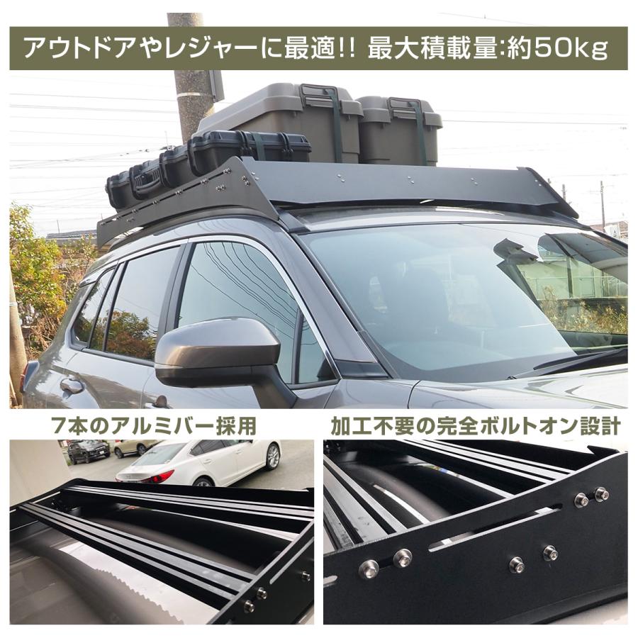 カローラクロス ルーフキャリア ルーフラック アルミ製 カスタム