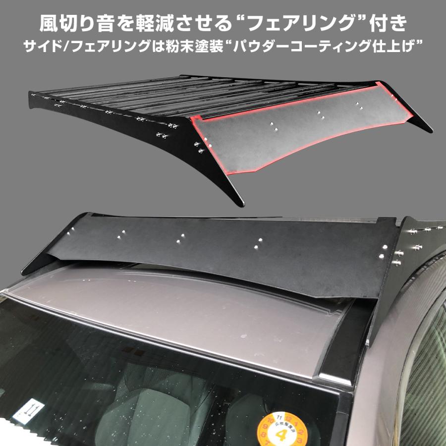 カローラクロス ルーフキャリア ルーフラック アルミ製 カスタム パーツ アクセサリー キャンプ アウトドア 用品 おしゃれ (SALE)_6