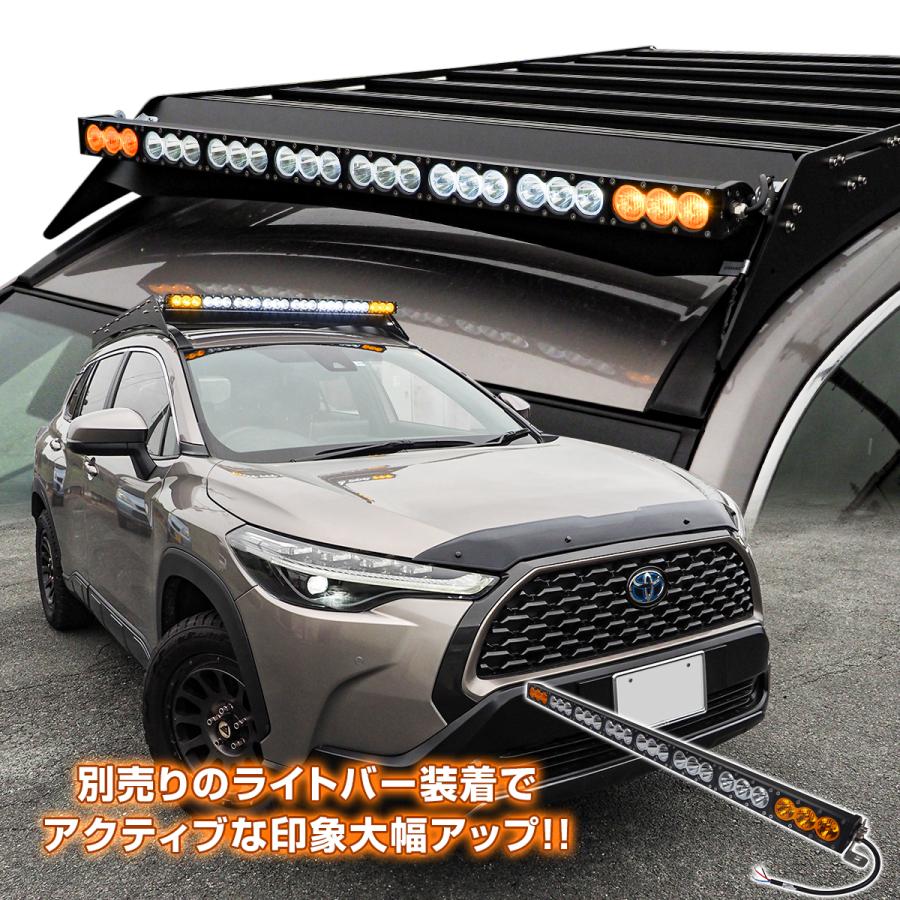カローラクロス ルーフキャリア ルーフラック アルミ製 カスタム 