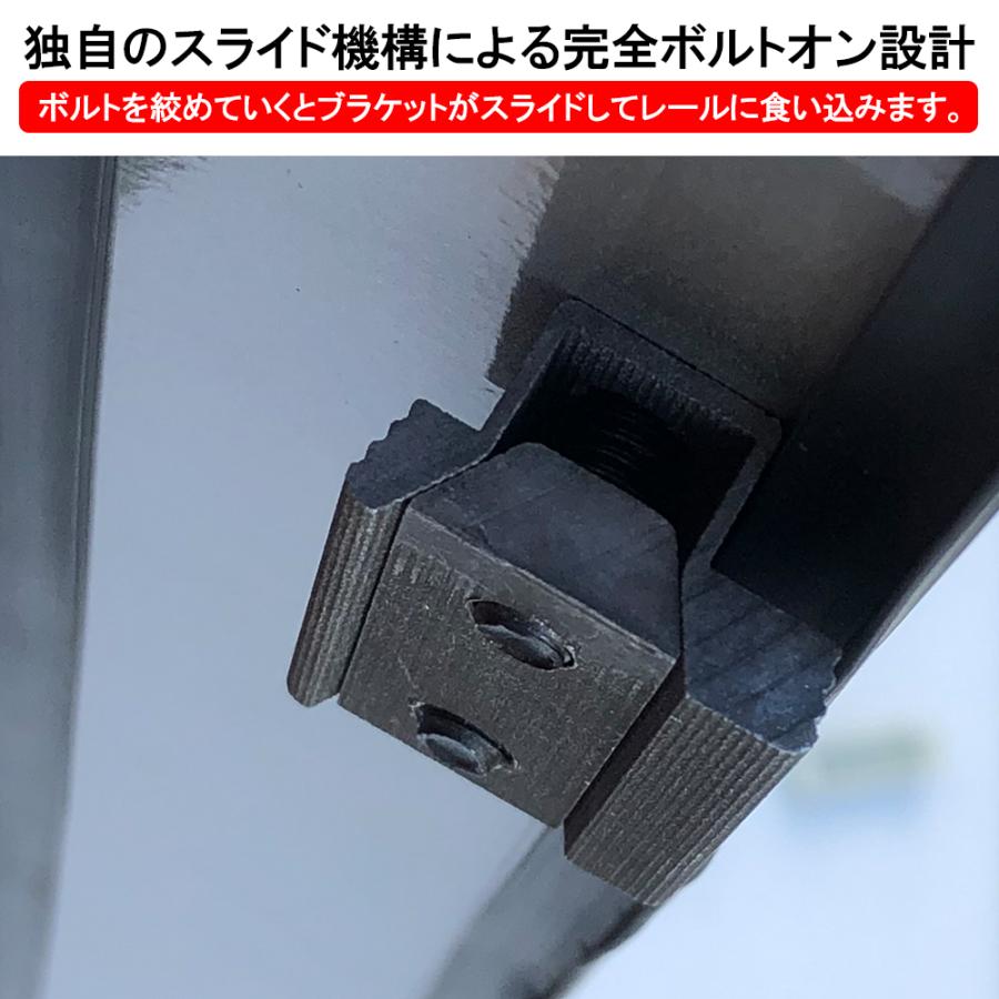 ハリアー 80系 アルミ ルーフレール US風 北米ルック ラック キャリア 