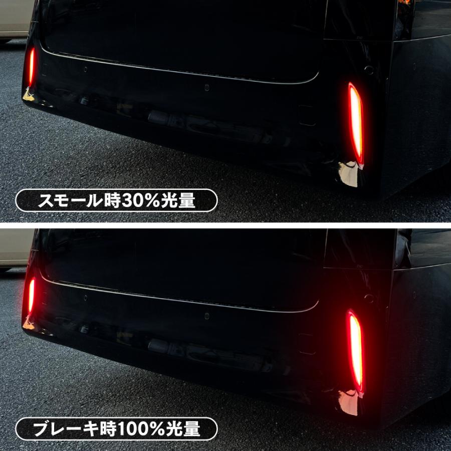 アルファード 40系 LED リフレクター 流れる シーケンシャル