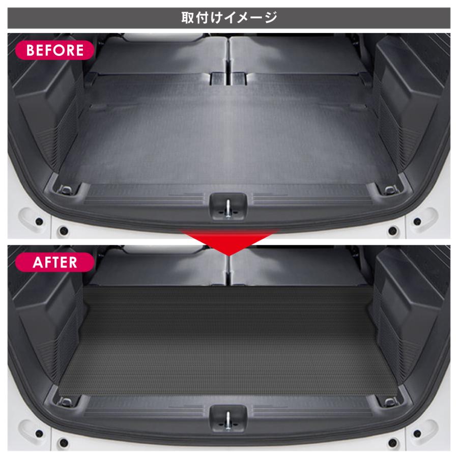 ホンダ N-VAN NVAN Nバン 防水 ラゲッジマット ロールアップ可能