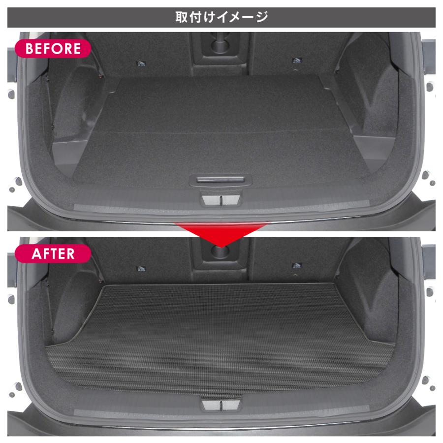 エクストレイル T33 防水 ラゲッジマット ロールアップ可能 シート