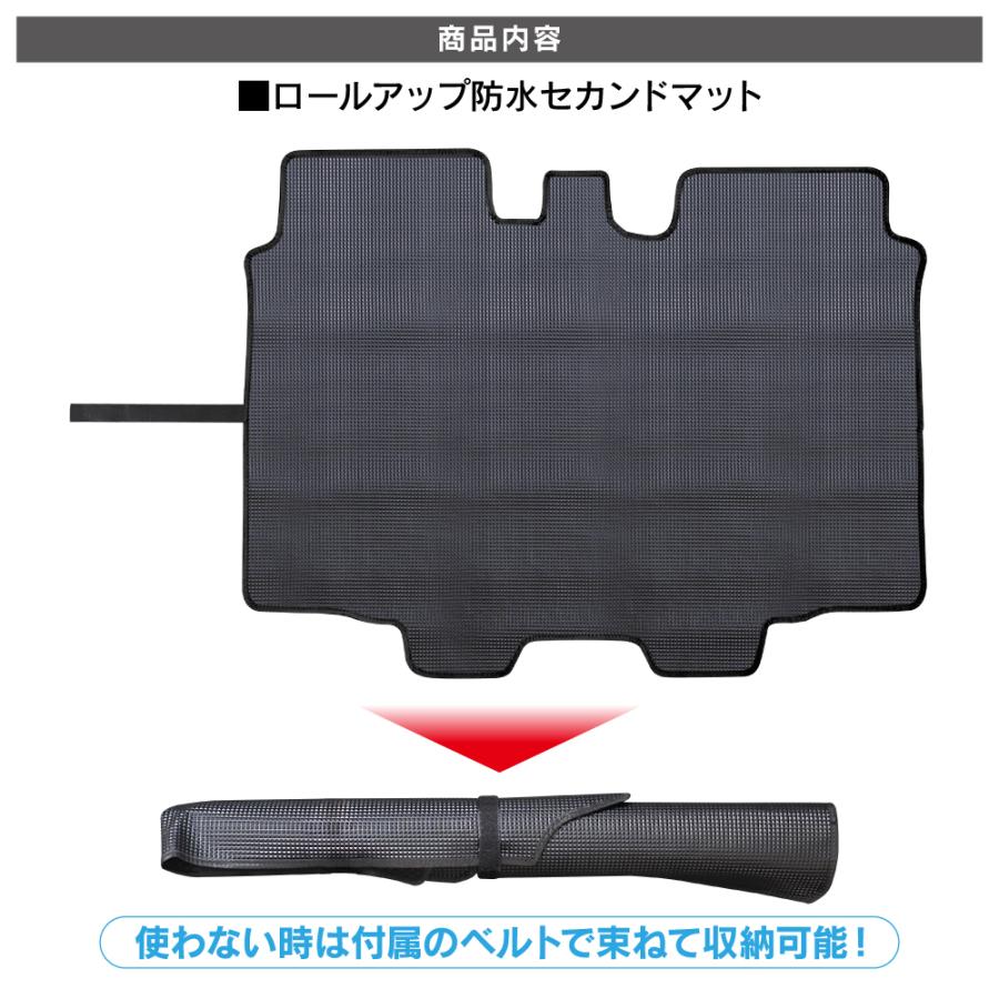 新型 N-BOX カスタム ジョイ JF5 JF6 防水 フロアマット 2列目用