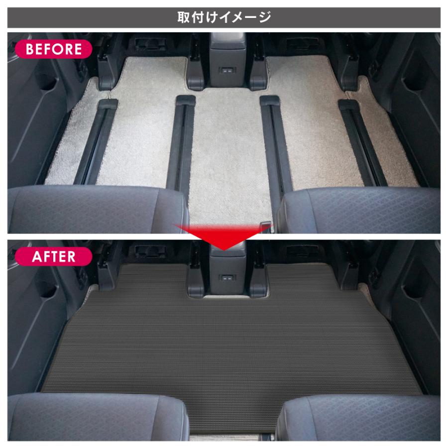 ヴォクシー ノア エスクァイア 80系 防水 フロアマット 2列目 3列目