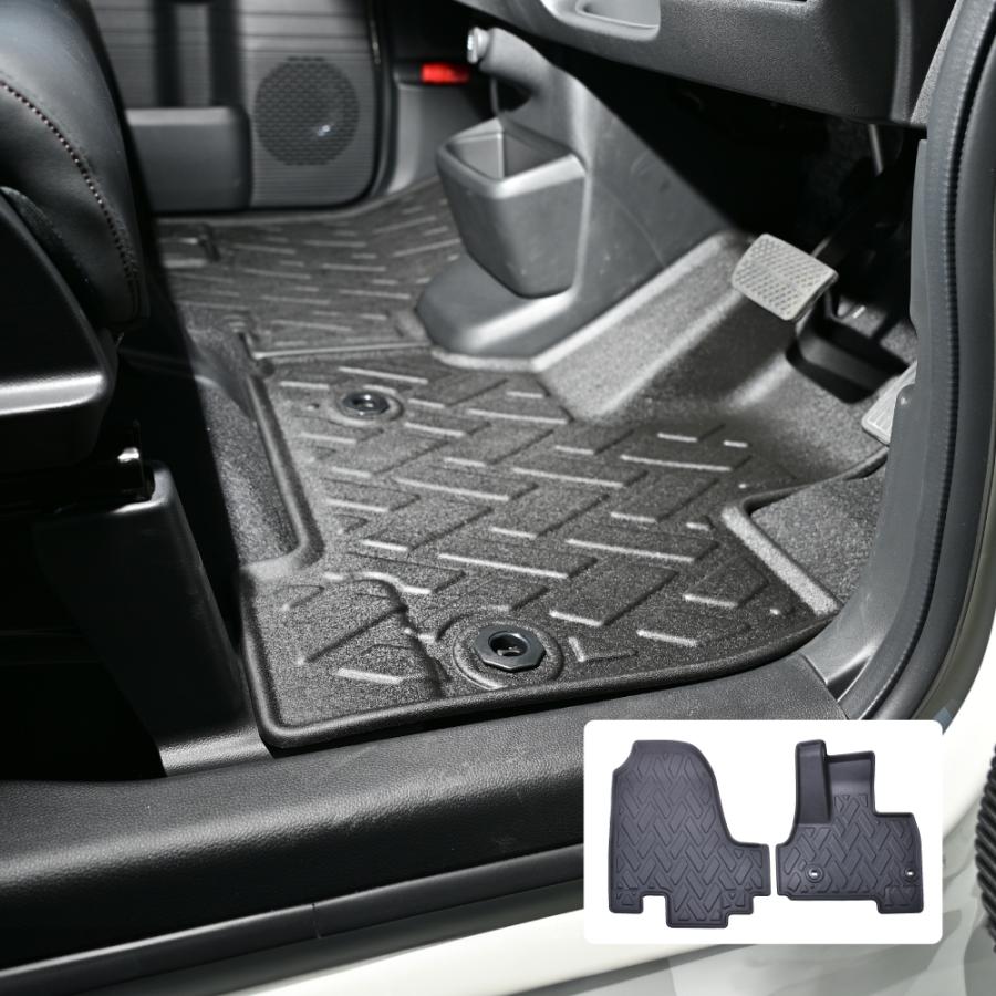 新型 N-BOX カスタム ジョイ JF5 JF6 3D フロアマット フロント用 防水