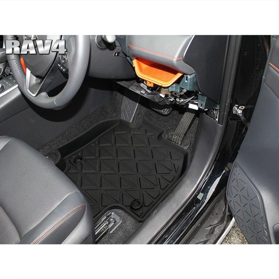 新型 RAV4 50系 3D フロアマット ラゲッジマット セット 4P 防水