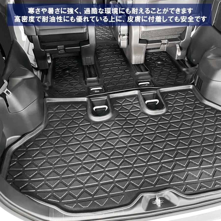 新型 ノア ヴォクシー 90系 4D ラゲッジマット ラゲージトレイ 防水