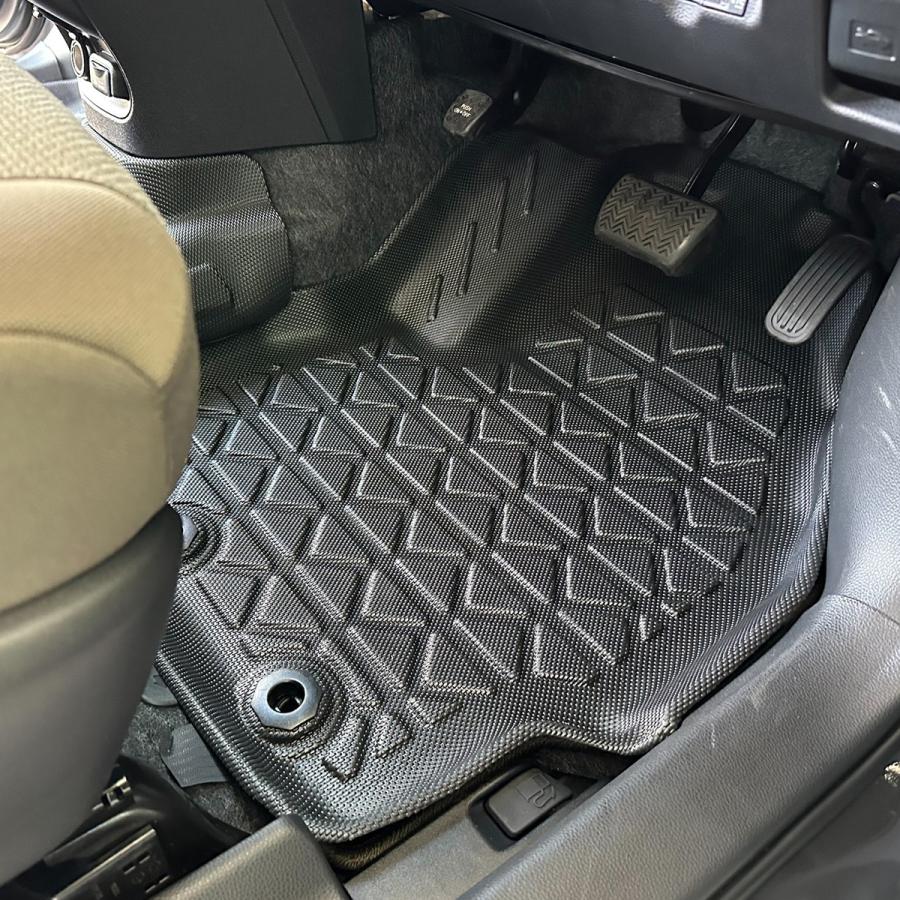 新型 シエンタ 10系 3D フロアマット フロント用 防水 ラバー 立体