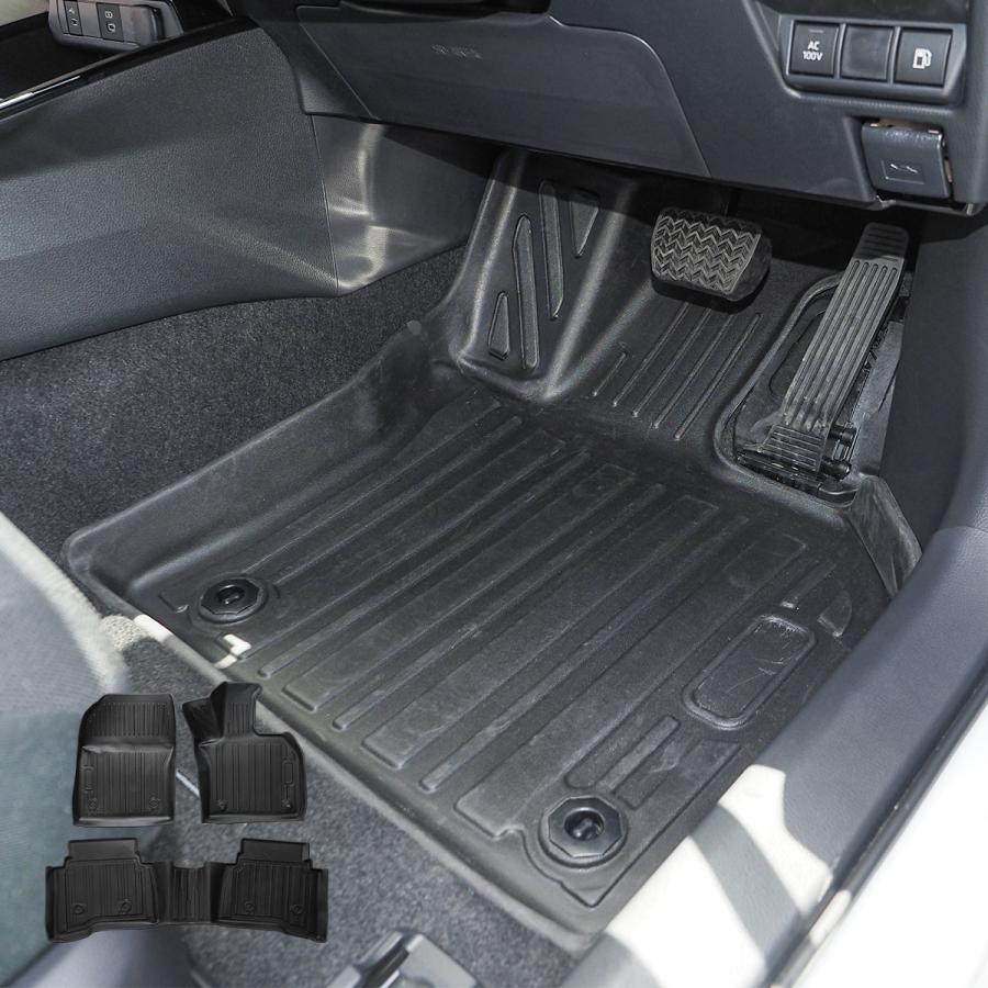 新型 プリウス PHEV 60系 3D フロアマット 1列目 2列目 セット 防水