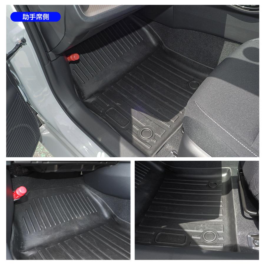 新型 プリウス PHEV 60系 3D フロアマット 1列目 2列目 セット アルミ