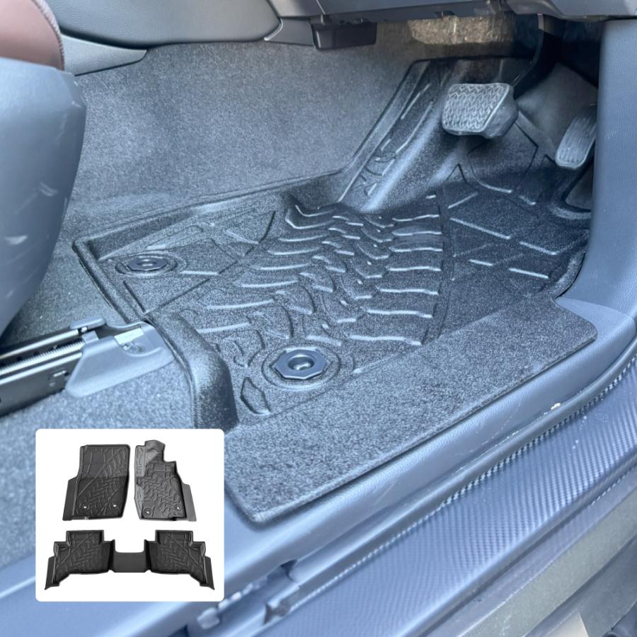 ランドクルーザー ランクル 250 3D フロアマット 1列目 2列目 セット