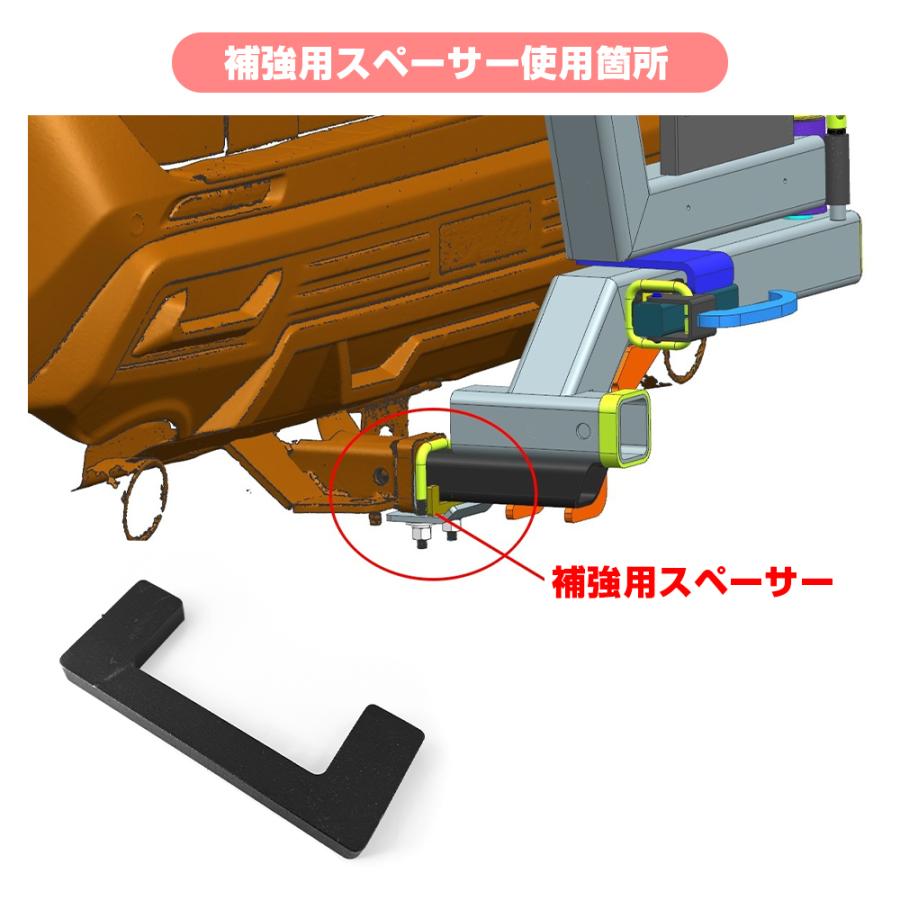 スペアタイヤ ヒッチキャリア 汎用 スチール製 カスタム パーツ オフ
