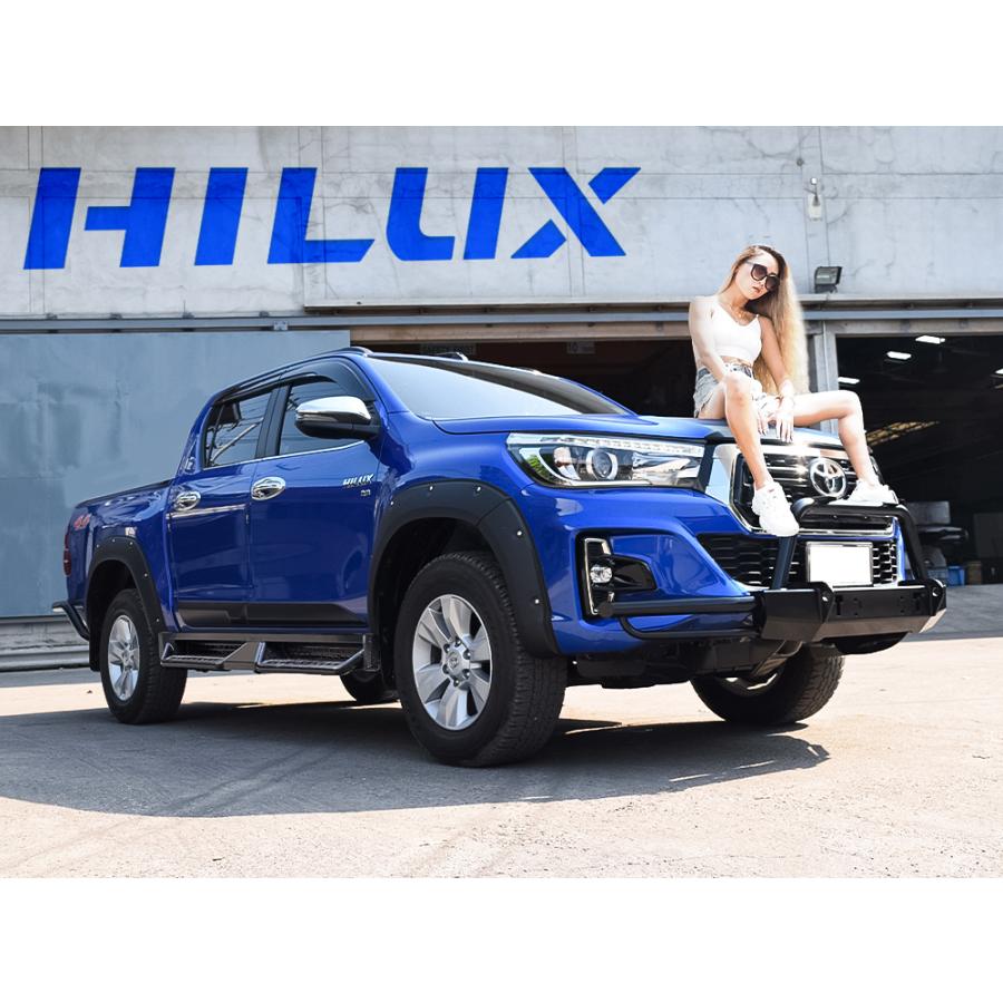 新型 ハイラックス GUN125 サイドステップ ランニングボード ステップ