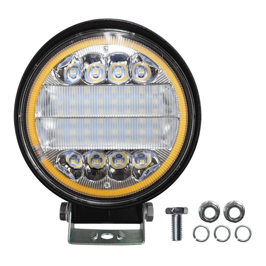 LED ワークライト 作業灯 車 丸型 ホワイト イエロー イカリング LED ワークライト 作業灯 車 丸型 ホワイト イエロー イカリング