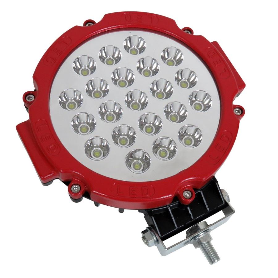 LED ワークライト ワークランプ 作業灯 21LED 63W 1個 汎用 12V 24V