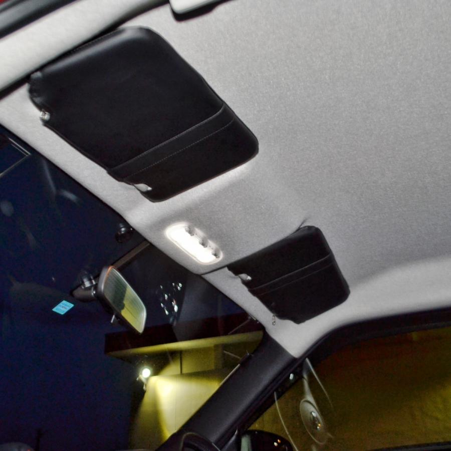 ジューク サンバイザーカバー バイザーカバー PVCレザー 車用 収納