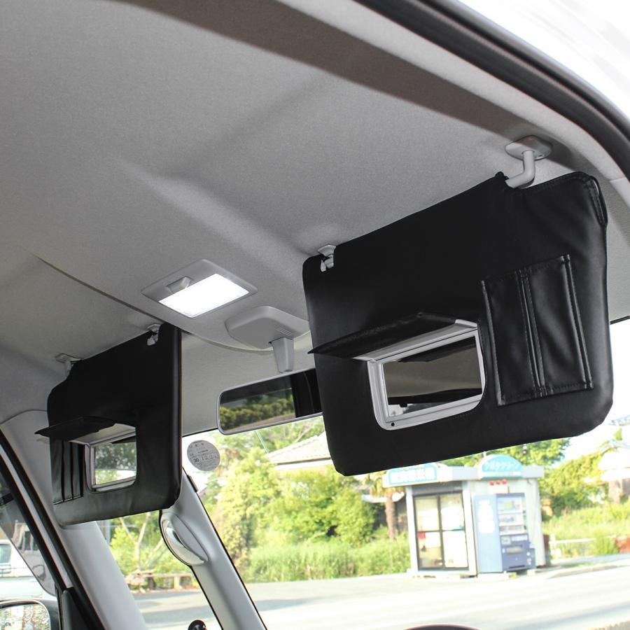 新型 スペーシア スペーシアカスタム Mk53s パーツ サンバイザーカバー Pvcレザー ブラック 車用 収納 Svsz016 Nexus Japan ネクサスジャパン 通販 Yahoo ショッピング