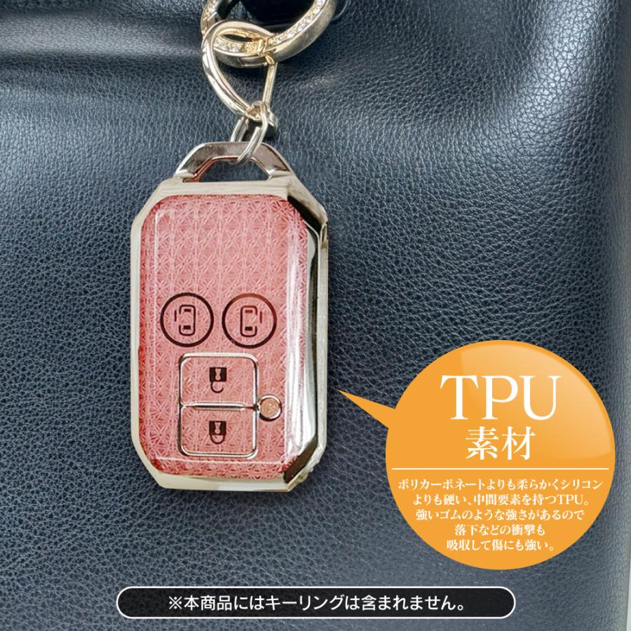 スズキ(マツダ) スマートキーケース スマートキーカバー TPU素材 携帯