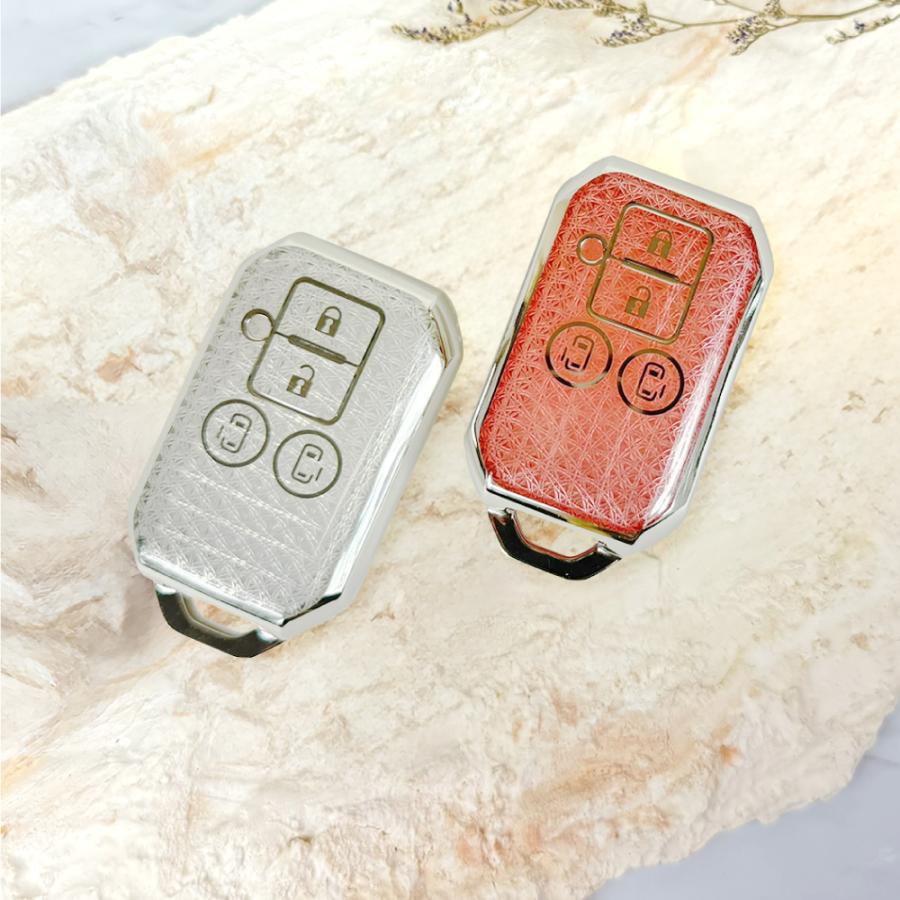 スズキ(マツダ) スマートキーケース スマートキーカバー TPU素材 携帯
