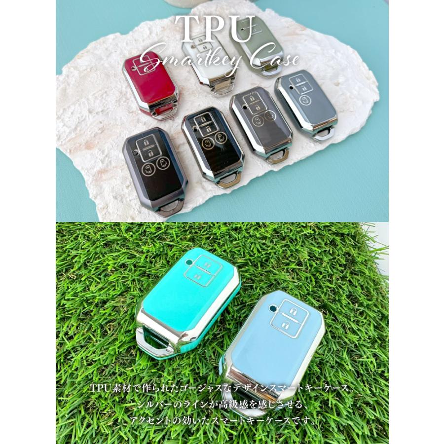 スズキ(マツダ) スマートキーケース スマートキーカバー TPU素材 携帯
