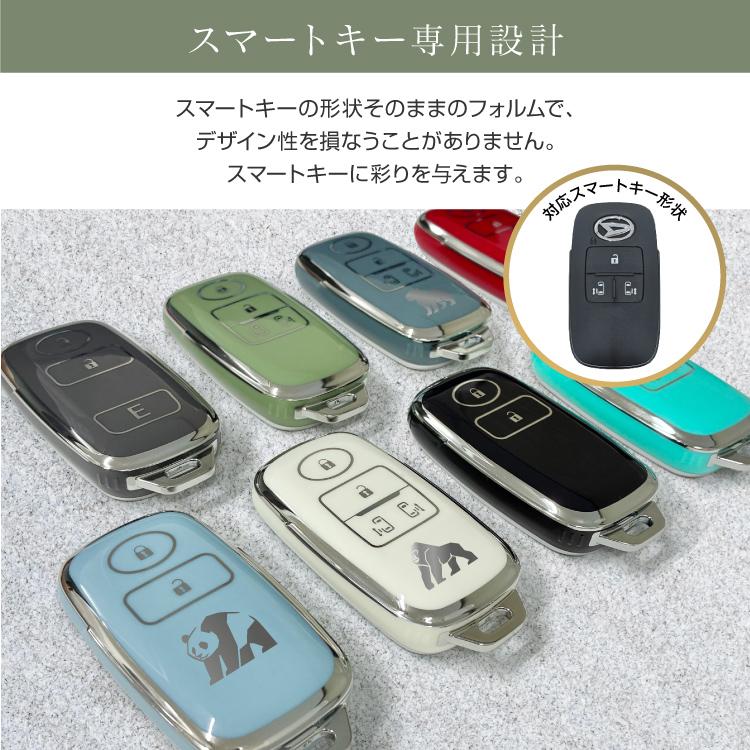 ダイハツ スマートキーケース スマートキーカバー TPU K31 ボタン