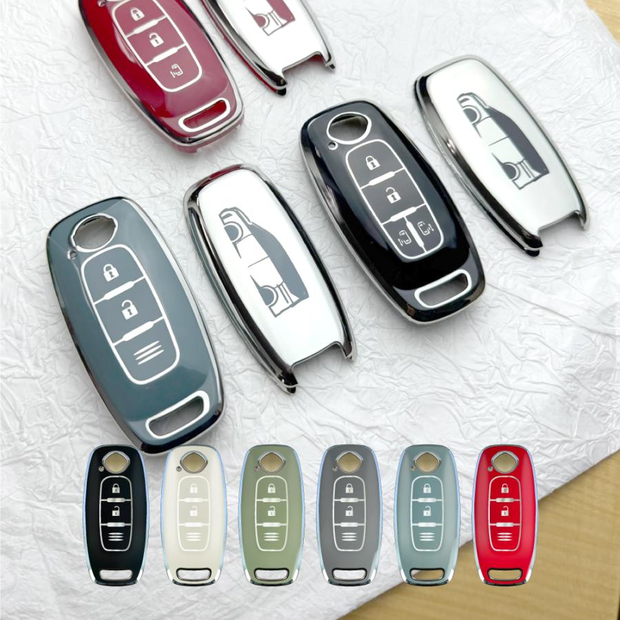 日産 セレナ C28 純正 スマートキー 2個セット　鍵 セレナ C28 e POWER スマートキーケース スマートキーカバー TPU素材
