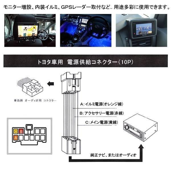 プリウス 50系 電源供給コネクター 10pin オーディオ ナビ 電源取り出し 配線 カプラ Led イルミネーション 増設 便利グッズ Vw 176 1 Prius 50 Nexus Japan ネクサスジャパン 通販 Yahoo ショッピング