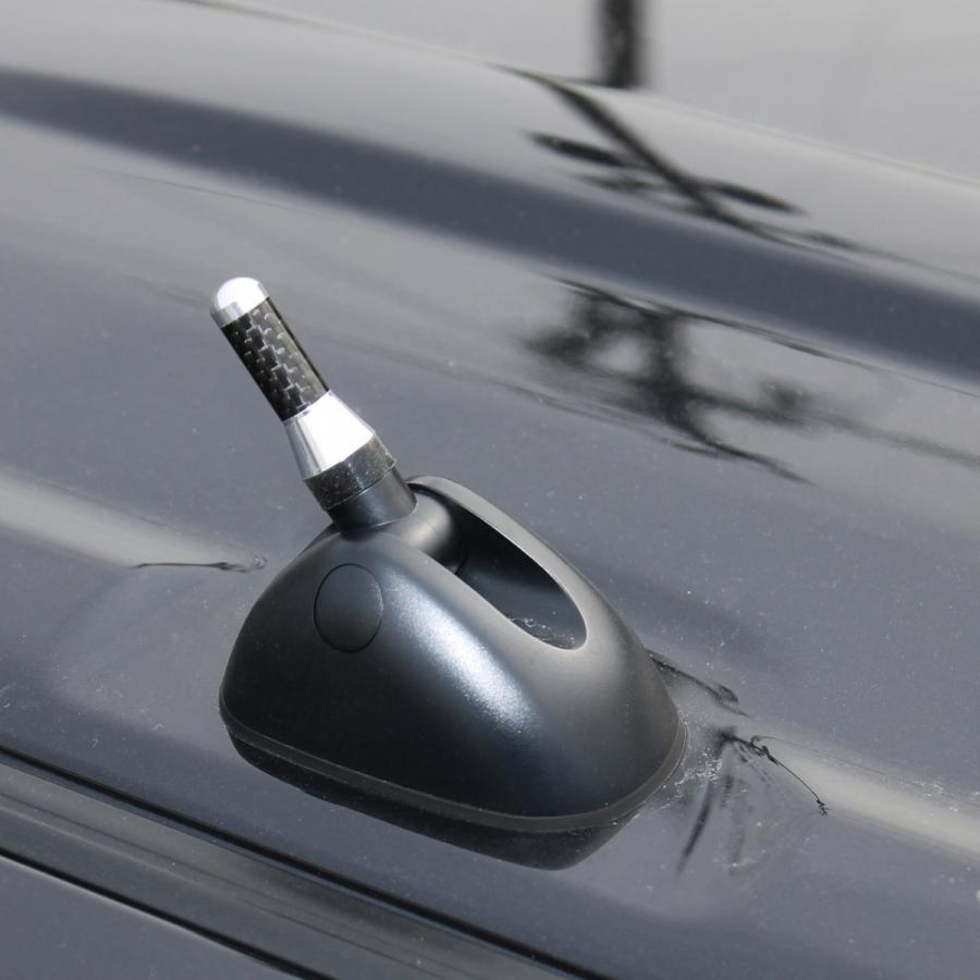 N-VAN N VAN NVAN Nバン エヌバン ショートアンテナ カーボン調 メッキ