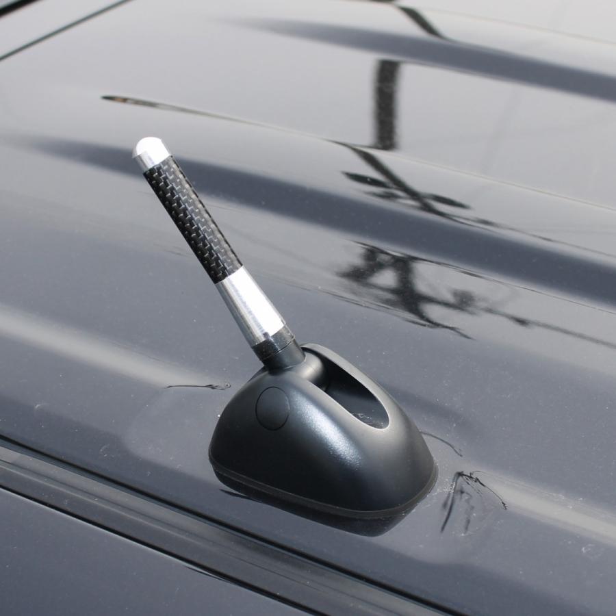 N-VAN N VAN NVAN Nバン エヌバン ショートアンテナ カーボン調 メッキ