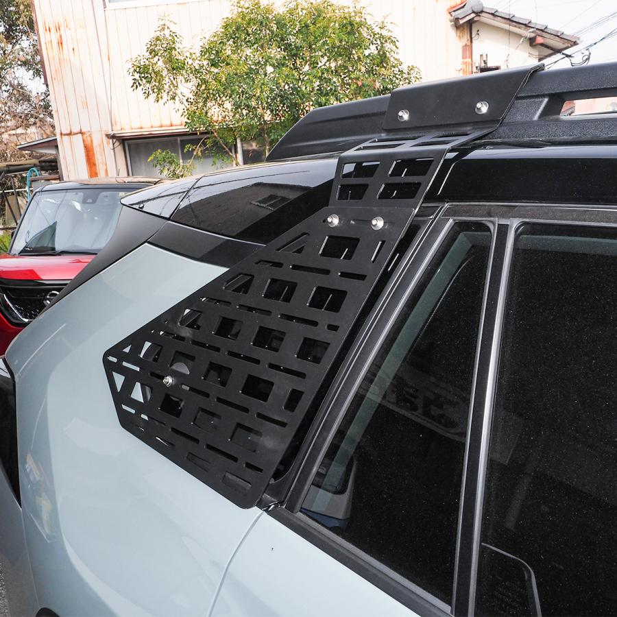 RAV4 50系 リアクォーターウインドウ サイドラックパネル カスタム