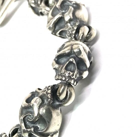 アクセサリー RAT RACE Two Face Skull Bracelet Rat Race Two Face Skull Bracelet