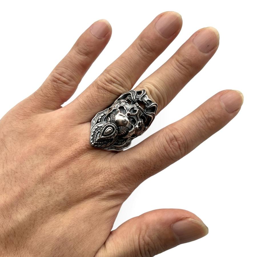 avatara アヴァターラ スカル インドラ シルバーリング 22号　5579 avatara アヴァターラ スカル インドラ シルバーリング 22号5579