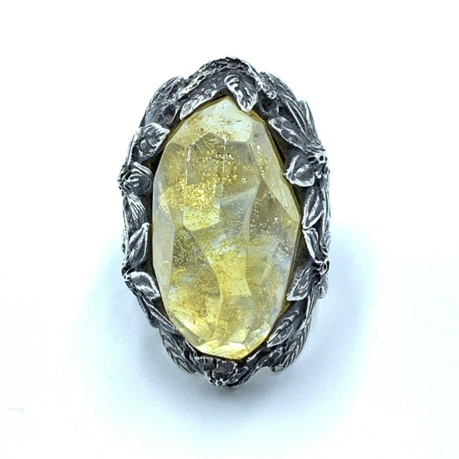 【美品】LYLY ERLANDSSON イエロー　ウィンター　黄色　12号 LYLY ERLANDSSON/リリーエルランドソン リング the WINTER ザ