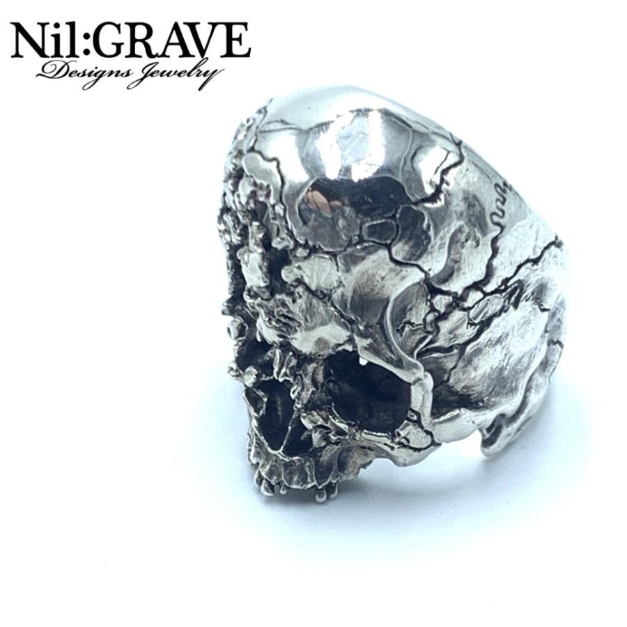 Nil:GRAVE シルバー ピアス Nil:GRAVE-ニルグレイヴ-Jaw Less Skull