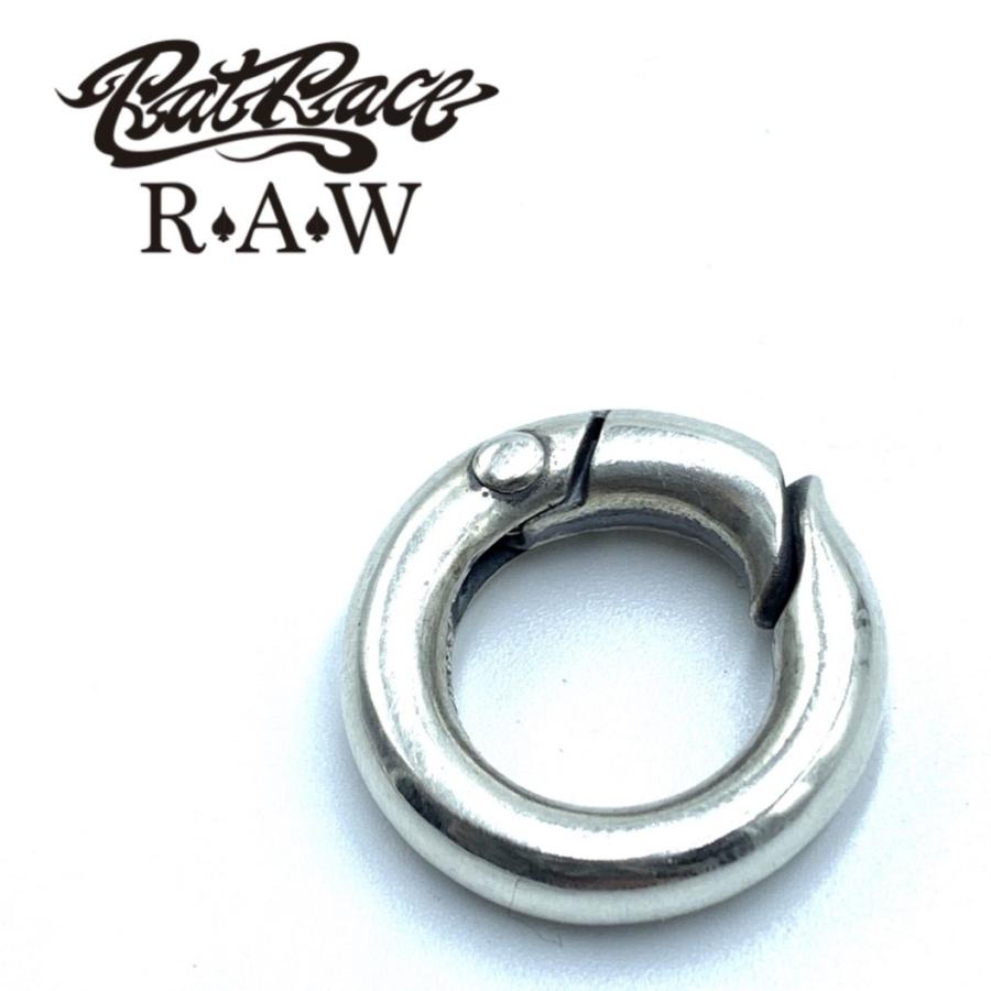 ラットレース シルバー RAW ラットアナザーワールド　マルビナ　ROUND CARABINER　カラビナ　メンズ　アクセサリー