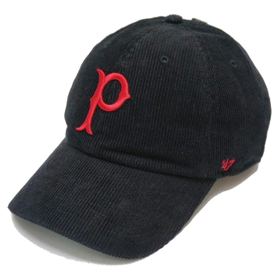 '47 フォーティーセブン ローキャップ 帽子 COOPERSTOWN CORDUROY CLEAN UP CAP - PIRATES