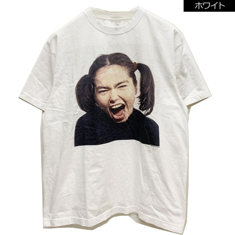 Björk グラフィックTシャツ ホワイト 写真家Kevin Cummins × Bjork ビョーク Tシャツ S ホワイト