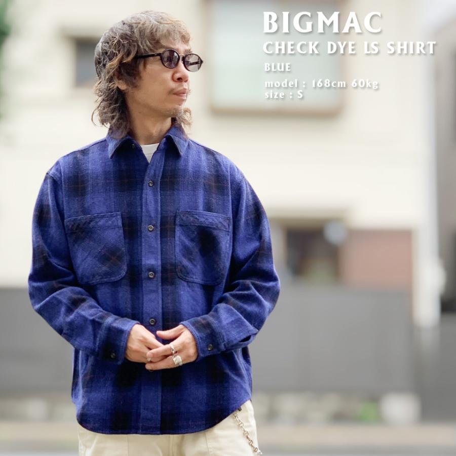 BIG MAC（ビッグマック） ネルシャツ チェックシャツ CHECK DYE L/S