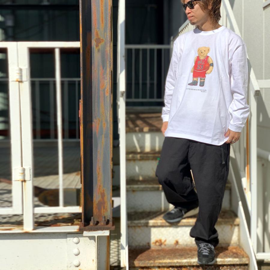 全2色 ブッシュクラン BUSH CLAN ロンT Tシャツ FUNK BEAR MJ BEAR L/S