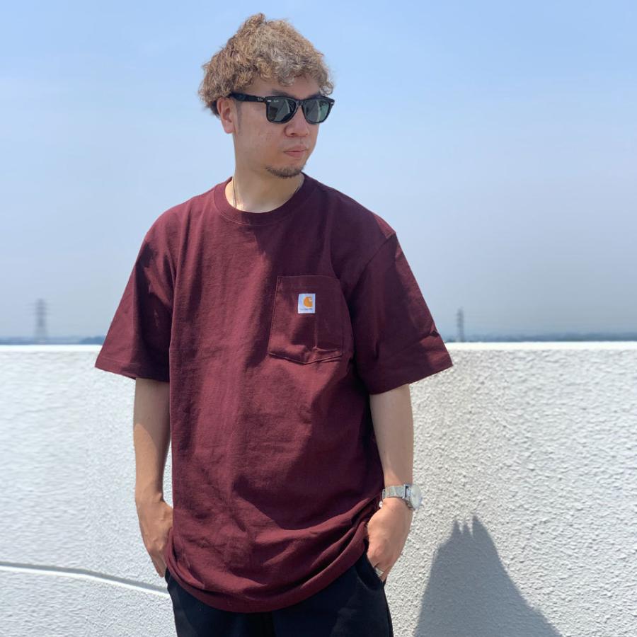Carhartt 全5色 カーハート CARHARTT Tシャツ LOGO POCKET S/S