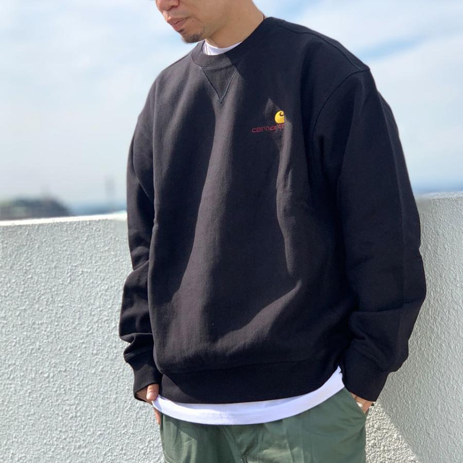 CARHARTT★UNITED SCRIPT SWEATSHIRT★2色 Carhartt WIP Half Zip American Script Sweatshirt, Yosemite
