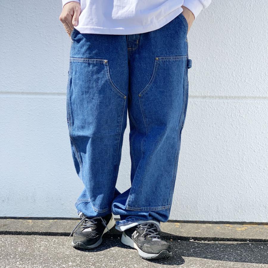 カーハート CARHARTT ダブルニー デニム W FRONT WASHED PAINTER PANT