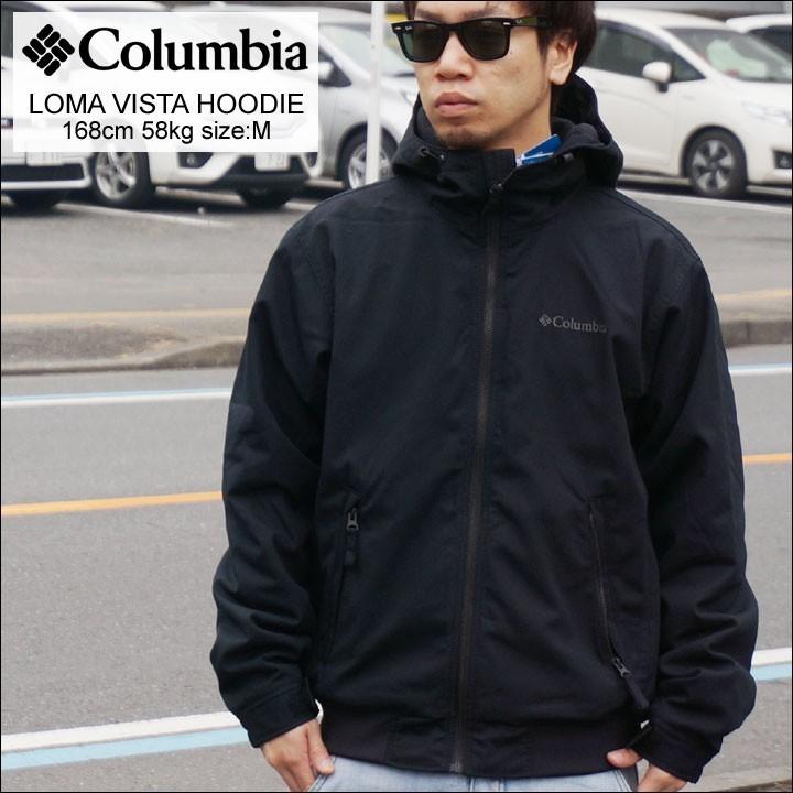 COLUMBIA コロンビア LOMA VISTA HOODIE (PM3753) ロマビスタ フーディー ジャケット  ブラック 黒 BLACK｜mr-vibes