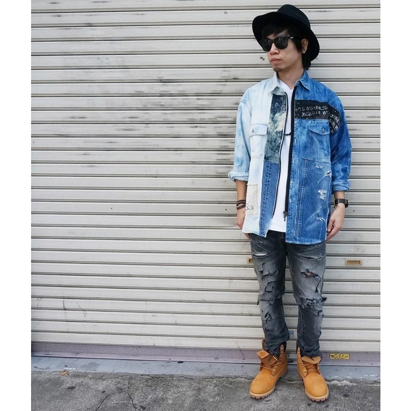 Levi's 送料無料 COTE MER × STALIKE REMAKE DENIM SHIRT #57