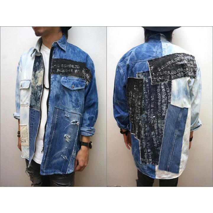 Levi's 送料無料 COTE MER × STALIKE REMAKE DENIM SHIRT #57