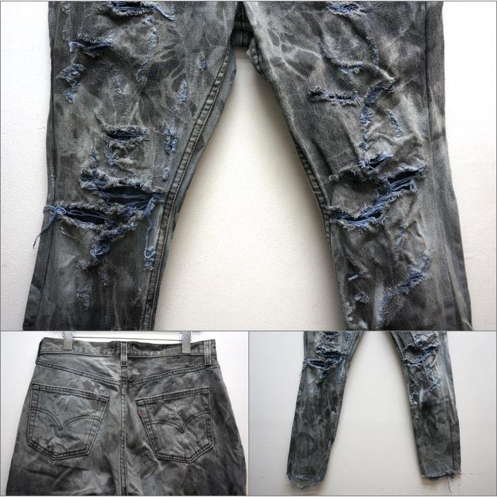 Cote mer(コートメール) リメイデニムパンツ メンズ パンツ デニム Levi's（リーバイス） COTE MER コートメール デニム REMAKE DAMAGE