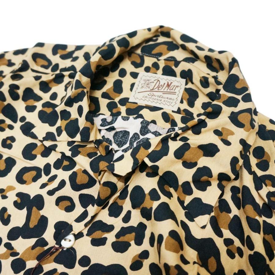 デルマー DEL MAR sportswear 半袖シャツ 総柄シャツ 開襟シャツ