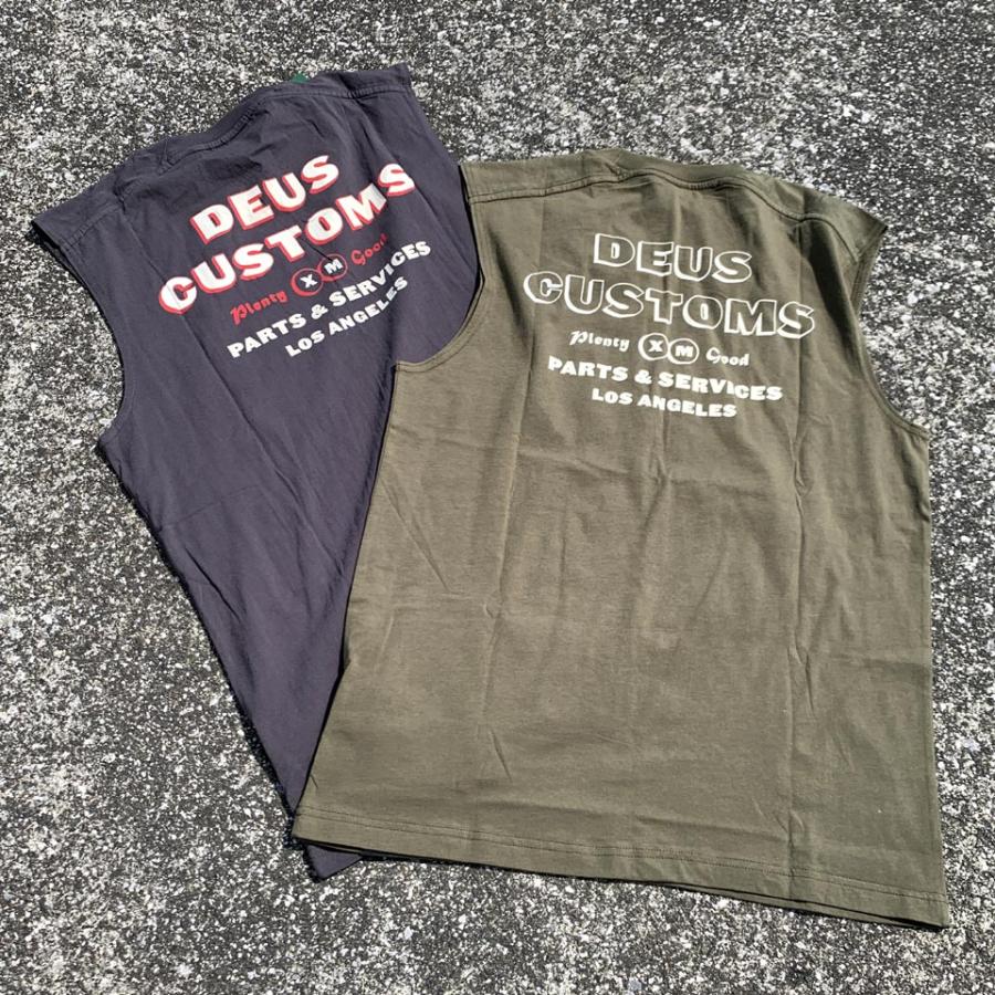 新品 DEUS EX MACHINA デウス ノースリーブ 2枚セット Tシャツ DEUS EX MACHINA 全2色 デウスエクスマキナ タンクトップ